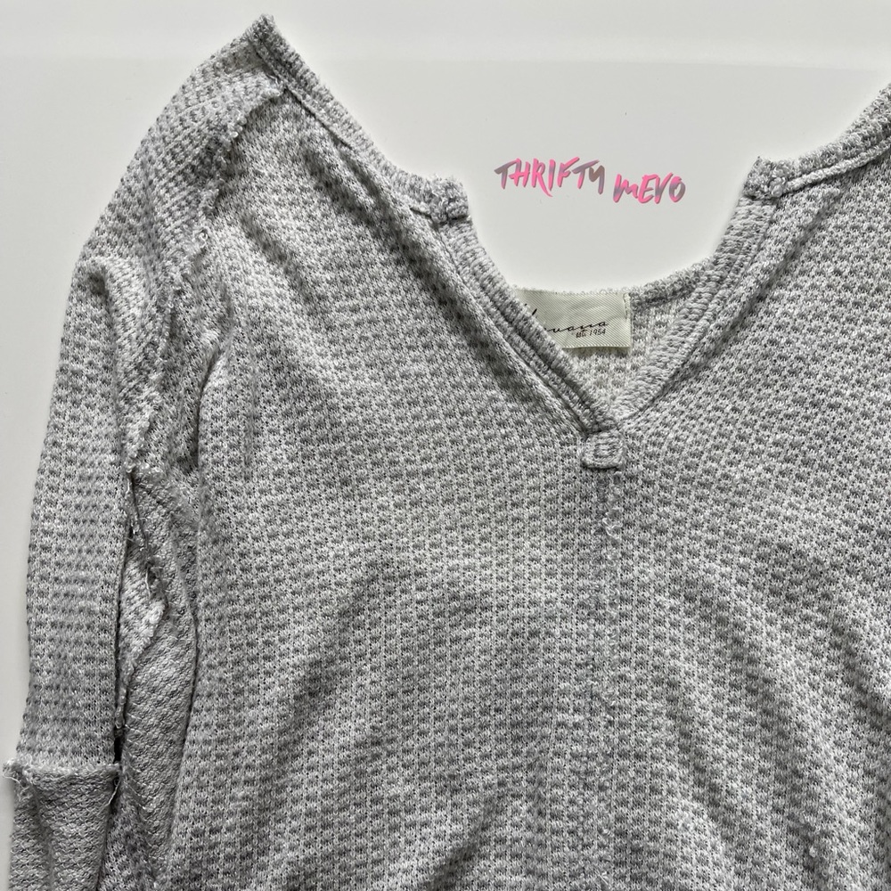 Vintage Havana long sleeved gray shirt